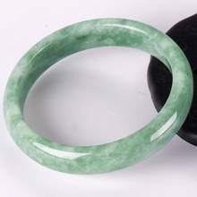 zheru jewelry natural Burmese jadeite 54-64mm light green bracelet elegant princess jewelry for mother and girlfriend 2024 - buy cheap