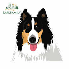 EARLFAMILY 13cm x 12.6cm For Border Collie Fashion Decal Vinyl Material Car Sticker Cartoon Waterproof Accesorios Para Bicicleta 2024 - buy cheap