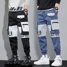 Pantalones bombachos con múltiples bolsillos para hombre, ropa de calle masculina, estilo Hip Hop, informal, a la moda, para correr 2024 - compra barato