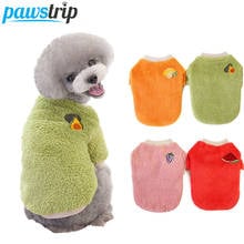 Camiseta de lã macia para cachorros, roupas de inverno para cães e gatos, chihuahua york, roupas para cachorro e gato de inverno, casaco para cachorro pequeno 2024 - compre barato