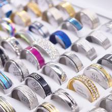 MixMax 200 шт микс стилей, из нержавеющей стали кольца для Для мужчин Для женщин Для мужчин оптовая продажа; Прямая поставка; Дешевое кольцо 2024 - купить недорого