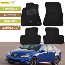 For Lexus IS250 IS350 2006 - 2013 LHD Car Floor Mat Anti-slip Front Rear Liner Custom Fit Carpet Waterproof Pad 2010 2011 2012 2024 - buy cheap