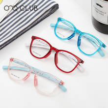 O-Q CLUB Glasses Frame Kids Square Myopia Optical Eyeglasses TR90 Silicone  Light Flexible Prescription Eyewear 2503 2024 - buy cheap