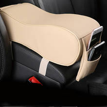 New leather car center console armrest pad for Chevrolet Cruze TRAX Aveo Lova Sail EPICA Captiva Malibu Volt Camaro 2024 - buy cheap