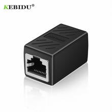 Kebidu-conector rj45, cat7/6/5e, adaptador ethernet, conector de rede lan, cabo de extensão, fêmea para fêmea 2024 - compre barato