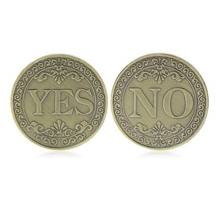 YES or NO Commemorative Coin Three-dimensional Collection Coin Letter Ornaments Collection Arts Gifts Souvenir Lucky Gold Coins 2024 - buy cheap