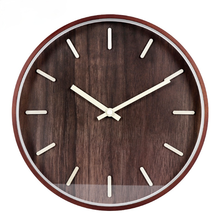Nordic Silent Wall Clock Wood Modern Design Living Room Retro Wall Clocks Japanese Style Home Decor Reloj De Pared 3d Wholesale 2024 - buy cheap