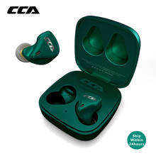 Гибридные наушники-вкладыши CCA CX10 1DD + 4BA, Bluetooth 5,0, с шумоподавлением, CX4, C10 PRO, CA16 2024 - купить недорого