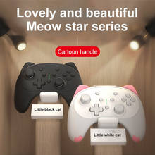 Cute Cartoon Kitten Wireless Controller Gamepad Switch Pro Controller Motion Sensor For Switch Lite Multi-color Support Dropship 2024 - buy cheap