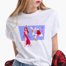 Модные женские футболки, летние футболки с коротким рукавом, «Алиса в стране чудес», «Disney», футболки для девочек, лайдес, футболки в стиле Харадзюку, женская одежда 2024 - купить недорого