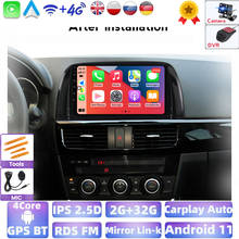 Reproductor Multimedia de vídeo y Radio para coche, navegador GPS para Mazda CX5, CX-5, CX 5, 1 KE, 2012-2015, Android, compatible con Carplay, DVR, cámara trasera 2024 - compra barato