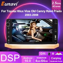 Eunavi 2 Din Android 10 Car Radio GPS DVD Multimedia Player For Toyota Corolla Hilux Yaris Vios Old Camry RAV4 Prado 2000 - 2008 2024 - buy cheap