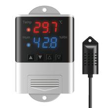 Controlador de temperatura y humedad, termostato Humidistat AC 110V 220V, termorregulador, para incubadora, cría, invernadero 2024 - compra barato