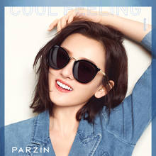 Солнцезащитные очки женские PARZIN, круглые, поляризационные, винтажные, летние, 2020 2024 - купить недорого