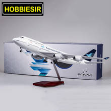 47CM Alloy Plane 1/150 Scale Simulation Boeing B747 Airplane Model Toys Garuda Indonesia Alloy Aircraft W Light&Wheels Plastic 2024 - buy cheap