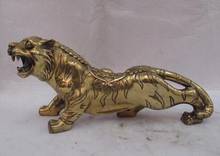 Chinese classical Copper Bronze FengShui Evil Lucky Wealth Tiger Statue 2024 - buy cheap