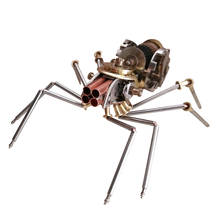 8 X 7 X 3cm 3D Metal Mechanical Insects Model Handmade Crafts For Home Decor Diy Assembled Toys  Kids Gift - Spider ( Finished ) 2024 - buy cheap