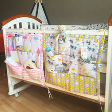 Árbol de muselina para cama de bebé, bolsa de almacenamiento colgante, organizador de cuna de algodón para bebé, 60x55cm, bolsillo para pañales de juguete para cuna, juego de cama 2024 - compra barato