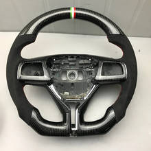 New Refit Carbon fiber Leather steering wheel For Maserati Levante Quattroporte Ghibli 2013 2014 2015 2016 2017 2018 2019 2020 2024 - buy cheap