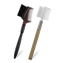 1PC Eyelash Brush Eyebrow Comb Makeup Brushes Black Dual Sided Comb Beauty Cosmetic Tools 2024 - buy cheap