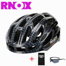 Rnox-capacete de segurança unissex para bicicleta, 8 cores, peça única, ultraleve, para homens e mulheres, profissional, mtb, xc 2024 - compre barato