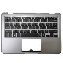Capa para laptop samsung, capa superior com teclado retroiluminado/touchpad inferior para laptop samsung 730qaa np730qaa 2024 - compre barato