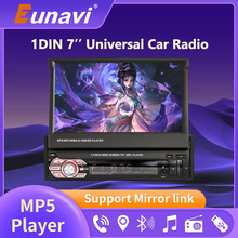 Eunavi Car Radio MP5 Player Universal GPS Navigation Auto Stereo Video WIFI 7 inch Screen Headunit 1 Din Windows CE 2024 - buy cheap
