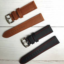 22mm pulseira de relógio pulseira de couro para huawei relógio gt/gt2 46mm 22mm pulseira de relógio substituições para huami amazfit gtr 47 cinta 2024 - compre barato