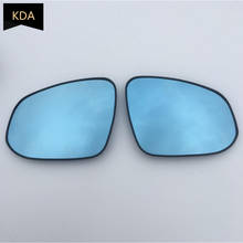2pcs Auto Replacement Left Right Blue Heated Wing Rear Mirror Glass for Toyota Highlander 2015 2016 2017 2018 2024 - buy cheap