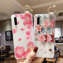 Case For Xiaomi Redmi Note 9 9T 8T 8 7 Mi 11 10 10S 9A 9C 9 T Lite Ultra Pro Poco M3 Relief Flower Wristband Cover 2024 - buy cheap