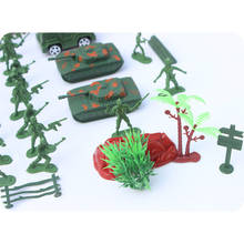 Bonecos de plástico soldado, bonecos de 4cm, para homens do exército, brinquedo de segunda guerra mundial, para crianças, 52 peças 2024 - compre barato