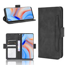 Oppo Reno4 Pro 5G Case Multi-function card slot Leather Book Flip Design Wallet Cover For Oppo Reno 4 Pro 5G PDNM00 PDNT00 Case 2024 - buy cheap