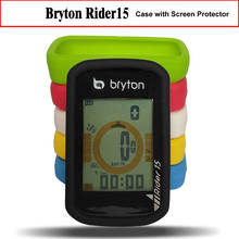 Чехол для компьютера Bryton Rider 15 Rider 10, универсальный гелевый Чехол для телефона и Защита экрана для компьютера R15 R10 Bryton One 2024 - купить недорого