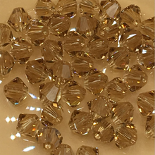 Ouro champagne 3mm 4mm 6mm losango facetado cristal contas de vidro espaçador solto contas redondas para diy jóias fazendo 2024 - compre barato