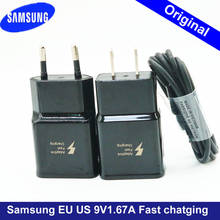 Cargador rápido para Samsung Galaxy, adaptador de corriente USB 9V1.67A, Cable de carga rápida tipo C para Galaxy S10, S8, S9 Plus, A3, A5, A7, 2017, note 8, 9 2024 - compra barato