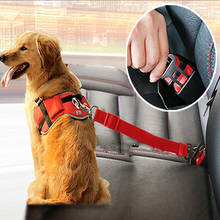 Cinturón de seguridad ajustable para perro, cinturón de seguridad para vehículo, arnés para perro, correa de plomo 2024 - compra barato