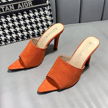 Sandalias de diseño de marca para mujer, zapatos grandes de leopardo, tacón alto, color negro, verde y naranja, talla 43, 2021 2024 - compra barato