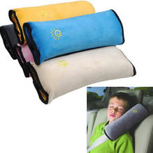 Almofada infantil de sinto de segurança, travesseiro de ombro para crianças com correia 2024 - compre barato