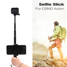 Suporte de vara de selfie para expansão, acessórios e peças para câmera dji osmo action/insta360 one/one x/evo 2024 - compre barato