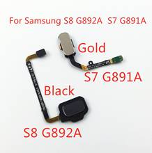 1pcs Home Return Key Menu Button Fingerprint Sensor Flex Cable For Samsung Galaxy S7 SM-G891A S8 SM-G892A Touch Repair Part 2024 - buy cheap