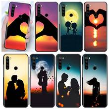 Couple Love Romance For Xiaomi Redmi Note 9 9S Max 8T 8 7 6 5 Pro 5A 4X 4 Bright Black Phone Case 2024 - buy cheap