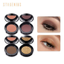 STAGENIUS-paleta de sombras de ojos con brillo, pigmento mate, sombra suave, cosmética, maquillaje 2024 - compra barato