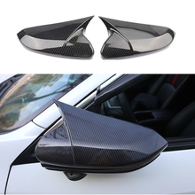 2pcs Carbon Fibre Rear View Mirror Cover For Honda Civic 10th Gen 2016-2020 Car Rearview Mirror Cap Covers 2024 - buy cheap