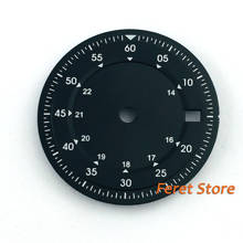 28,5 мм черный циферблат для часов ETA 2836/2824 2813/3804 Miyota 82Series movement p77 2024 - купить недорого