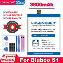 LOSONCOER S1 3800mAh Battery For BLUBOO S1 Phone Battery+Tracking Number+Gift tools +stickers 2024 - buy cheap