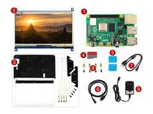 Raspberry Pi 4 Модель B Дисплей комплект, с 7 дюймов емкостный сенсорный экран ЖК-дисплей 2024 - купить недорого