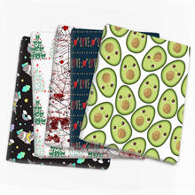 David accessories-tela de 100% algodón con diseño de fruta navideña, tejido para coser vestidos, manualidades, funda de cojín, 1Yc12141 2024 - compra barato