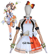 Vestido de uniforme YouTuber Vtuber Hololive Natsuiro Matsuri Idol, traje personalizado, disfraces de Cosplay 2024 - compra barato