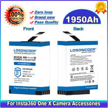 LOSONCOER 1950mAh For Insta360 One X Battery High Capacity Camera Battery 2024 - buy cheap