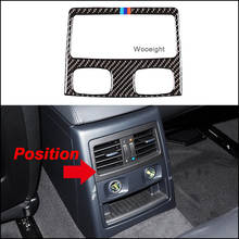 Wooeight Carbon Fiber Rear Air Condition Vent Outlet Cover Trim Frame Sticker fit for BMW 3 Series 2005-2008 2009 2010 2011 2012 2024 - buy cheap